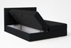 AX LIVING Baunei Boxspringbett 140x200 mit Bettkasten braunes Bett Bild 3