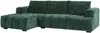 Vente-unique - BENOLA Sofa Stoff Grün - B 160 cm x H 86 cm x L 276 cm Bild 3