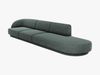 Micadoni Sofa Miley 4-Sitzer Rechts Chenille Haga Petrol Bild 2