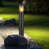 RGB LED Stehleuchte, Bewegungsmelder, Edelstahl, H 80 cm Bild 3