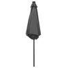 vidaXL Sonnenschirm mit LED-Beleuchtung und Alu-Mast 270 cm Anthrazit 47354 Bild 4