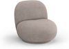 Micadoni Drehbarer Sessel Chuck Boucle Hellbraun Bild 2