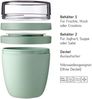 Mepal ELLIPSE Lunchpot Switch mit Snack-Deckel Vivid Mauve Bild 2