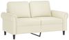 vidaXL 4-tlg. Sofagarnitur mit Kissen Creme Samt 3202188 Bild 4