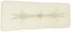 vidaXL Palettenkissen Creme 120x40x12 cm Stoff 360625 Bild 4