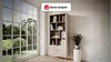 Vente-unique - ELONARIA Bookcase Holz, Platte Beige - B 38 cm x H 193,85 cm x L 88,2 cm Bild 2