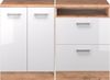 Dachschrägenschrank-Set Rion Weiß Hochglanz 120 cm 2er Set Schrankkorpuss 60 cm Tiefe Vicco Bild 4