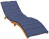 vidaXL Sonnenliegen-Auflage Marineblau Oxford-Gewebe 378774 Bild 3