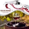Wein-Set 5-tlg, inkl. Dekanter-Ausgießer mit Verschluss, Kellnermesser, Vakuumverschluss, Kühlstab Bild 4