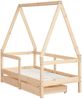 vidaXL Kinderbett mit Schubladen 70x140 cm Massivholz Kiefer 834471 Bild 3