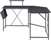 Eckschreibtisch TACONY Schwarz 180 cm 140 cm mit Stauraum Bild 4