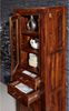 Vitrine Sheesham 60x40x180 braun lackiert METRO LIFE #106 Bild 4