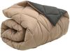 vidaXL Winterbettdecke Anthrazit und Taupe 155 x 220 cm Mikrofaser 42025658 Bild 5