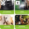 EASYmaxx Solar-LED Erdmännchen-Familie | Handbemalt & kabellos mit automatischem Tageslichtsensor | 8 Std. Leuchtdauer | 30 x 14 x 11 cm Bild 3