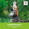 EASYmaxx Solar-LED Erdmännchen-Familie | Handbemalt & kabellos mit automatischem Tageslichtsensor | 8 Std. Leuchtdauer | 30 x 14 x 11 cm Bild 4
