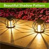 FELIXLEO LED Solarleuchte Solar Hängelampen 2 Stück Metall Laternen Garten LED IP65 Bild 4