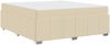 vidaXL Bettrahmen mit Matratze Creme 180 x 200 cm Stoff 3398305 Bild 4