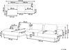 Ecksofa MARIFERD Stoff Helles Beige Rechtsseitig Bild 2