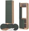 Kühlumbauschrank Fame-Line Grün-Gold Landhaus 60 cm Vicco Bild 5