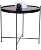 Beistelltisch >Venezia< in Schwarz, Glas - 48x48x48cm (BxHxT) Bild 5