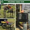 EASTSTORM Campingtisch Klappbar 60x40cm Beistelltisch Gartentisch Grilltisch Bild 4