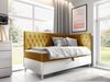 Boxspringbett 'Lenda Junior 3' gelb 80x200 cm Rechts Bild 2