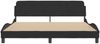 vidaXL Bettgestell Dover Schwarz 180x200 cm Samt 373338 Bild 4
