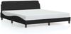 vidaXL Bettgestell Dover Schwarz 180x200 cm Samt 373338 Bild 2