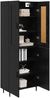 vidaXL Highboard 2 pcs Schwarz Eichen-Optik Holzwerkstoff 3416233 Bild 3