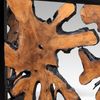 Design Teak Konsole DUNCAN 120cm natural schwarzes Metall Konsolentisch Massiv Bild 4