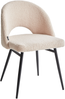 Esszimmerstuhl 2er Set ONAGA Bouclé Beige Bild 5