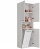 ibonto Hochschrank Badezimmerhochschrank Platzsparendes Aufbewahrungswunder Bild 2
