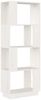 vidaXL Bücherregal/Raumteiler Weiß 51x25x132 cm Massivholz Kiefer 814040 Bild 2