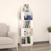 vidaXL Bücherregal/Raumteiler Weiß 51x25x132 cm Massivholz Kiefer 814040 Bild 3