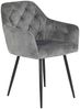 2er Set Sesselstuhl Tina - Grau Bild 2