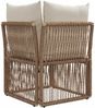 vidaXL Ecksofa Beige Poly-Rattan 42026712 Bild 4