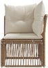 vidaXL Ecksofa Beige Poly-Rattan 42026712 Bild 3