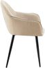 CLP Esszimmerstuhl Boise mit Robustem Metallgestell,taupe Bild 4