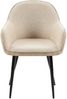 CLP Esszimmerstuhl Boise mit Robustem Metallgestell,taupe Bild 3