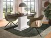 Esstisch Home-X in grau und weiß ausziehbar 150 - 190 cm Bild 5