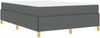 vidaXL Bettrahmen mit Matratze Dunkelgrau 140 x 200 cm Stoff 3398942 Bild 4