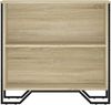 vidaXL Bücherregal Sonoma-Eiche 80x31x74,5 cm Holzwerkstoff 848620 Bild 4
