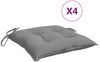 vidaXL Stuhlkissen 4 Stk. Grau 50x50x7 cm Oxford-Gewebe 361511 Bild 3