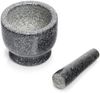 ZELLER 24500 Mörser und Stößel-Set 12 x 10 cm Granit, anthrazit Bild 2