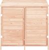 vidaXL Geräteschuppen 102x52x112 cm Massivholz Tanne 152182 Bild 3
