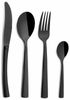 COMAS Besteck-Set HIDRAULIC Satin Black - 24 Teile Edelstahl 18/10 - 3 mm / Tafelbesteck Bild 3