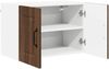vidaXL Wandschrank PORTO 2 pcs Braun Eichen-Optik 60 x 31 x 40 cm 885280 Bild 5