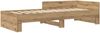vidaXL Bettgestell mit Kopfteil Artisan-Eiche 80 x 200 cm 8009042 Bild 2