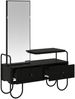 vidaXL Schminktisch mit Schubladen Schwarze Eiche Holzwerkstoff 8007683 Bild 4