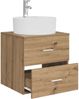 vidaXL Wandmontierte Waschtisch Artisan-Eiche 49,5 x 44,5 x 65 cm 890301 Bild 3
